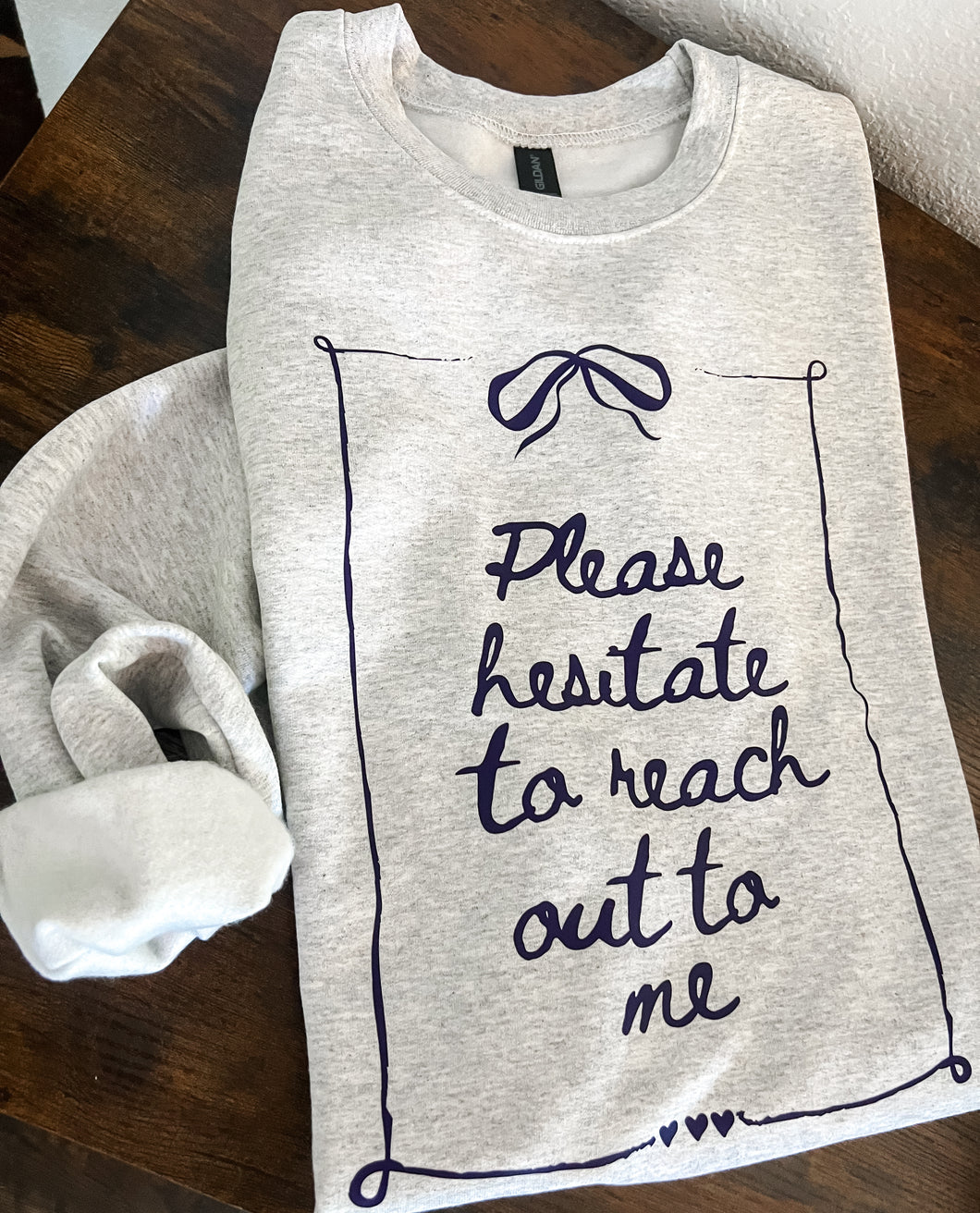 Please Hesitate Crewneck