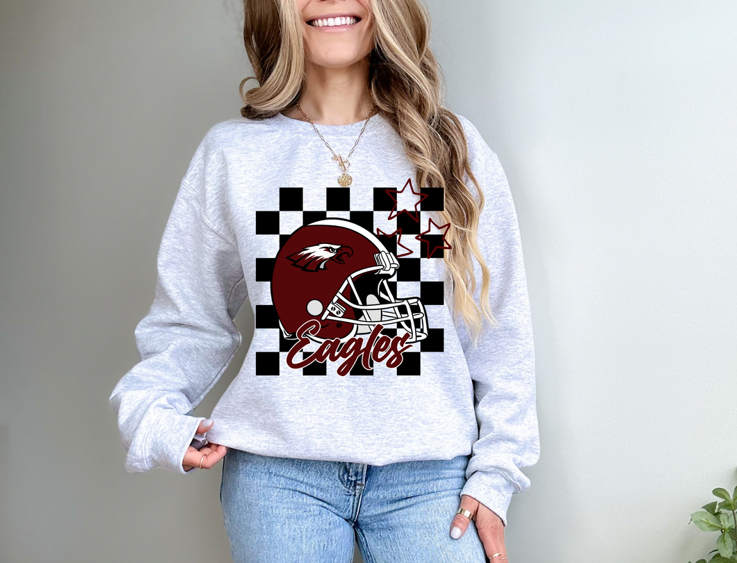 Checkered Eagles Helmet
