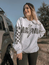 Load image into Gallery viewer, Checkered Mama- With Sleeve Design
